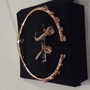 AUTHENTIC Givenchy bracelet set with earrings
